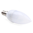 E14 2.5W 70-100LM 6000-6500K Natural White Light LED Candle Bulb (220-240V)