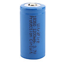 UltraFire 18350 3.7V 1200mAh Rechargeable Li-ion Protection Batteries (Blue)