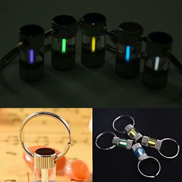 Mini Tritium Fluorescence 15 years Self illumination Autoluminescence Light Keychain Ring