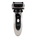 RSCW-9300 Rechargeable Electric Three-Head Reciprocal Shaver (Silver and black)