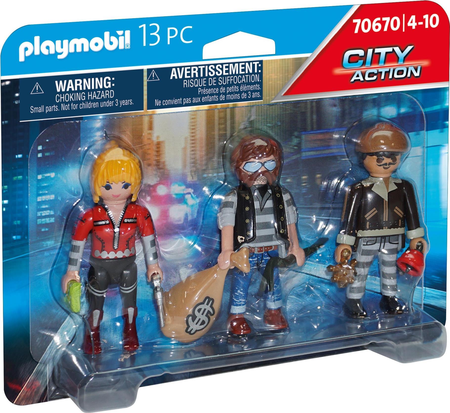 Playmobil City Action Figurenset Ganoven - Junge/Mädchen - 4 Jahr(e) - Kunststoff - Mehrfarben (70670)