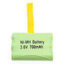 3.6V 700 mAh Rechargeable AAA NI-MH Battery for Walkie Talkie
