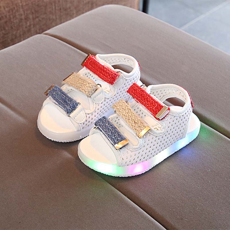 Toddler Trendy Hollow out LED Sandals