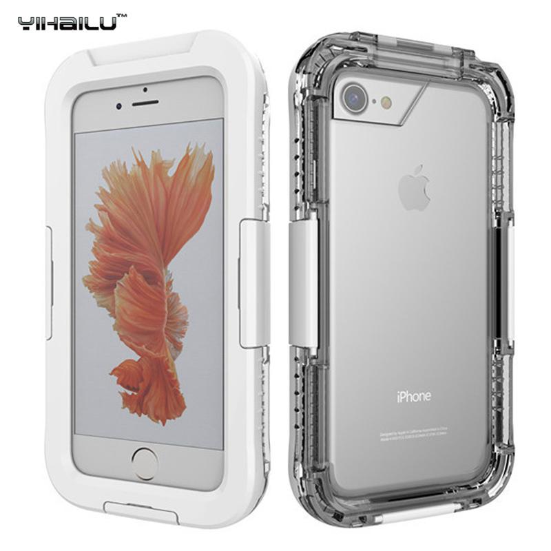 Waterproof Case luxury For Iphone 7 8 6 Hybrid Swimming Dive Water Shock Proof Cover Outdoor Phone Cases Skiing For Iphone8 7 6s 4 .7 "