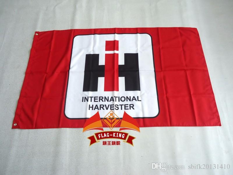 International harvester racing flag,90*150CM polyester International harvester banner
