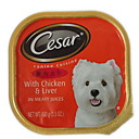 Cesar Select Dinners Chicken  Liver Dog Can Food