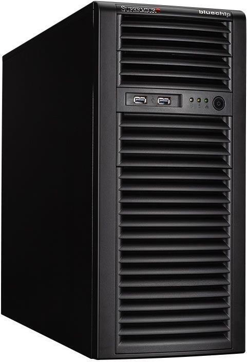 bluechip SERVERline T30313s - Server - Tower - 1-Weg - 1 x Xeon E-2224 / 3.4 GHz - RAM 16 GB - SATA 6.4 cm, 8.9 cm (2.5