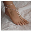 Elegrant Transluusent Pearl Barefoot Sandals1pc