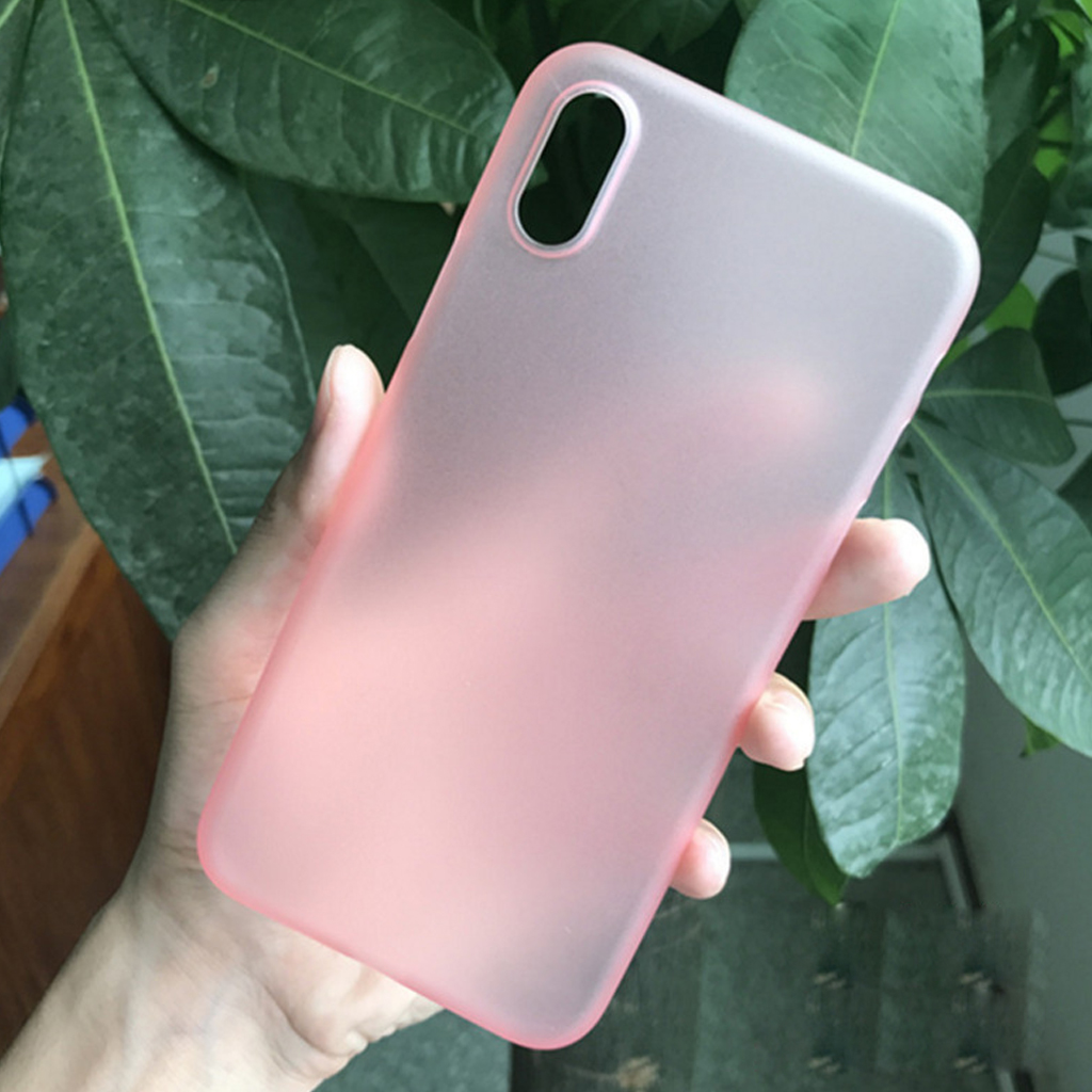 Ultra Thin Semi-transparent Phone Case for iPhone