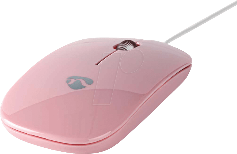 N MSWD200PK - Maus Mouse Kabel 3 Tasten pink (MSWD200PK)