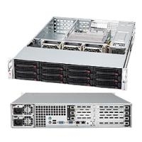 Supermicro SC826 A-R1200UB - Rack - einbaufähig - 2U - Erweitertes ATX - SATA/SAS - Hot-Swap 1200 Watt - Schwarz (CSE-826A-R1200UB)