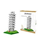 Italy Leaning Tower 3D DIY Plastic Puzzle Assembling Building Blocks Game Toy for Kids(560PCS)
