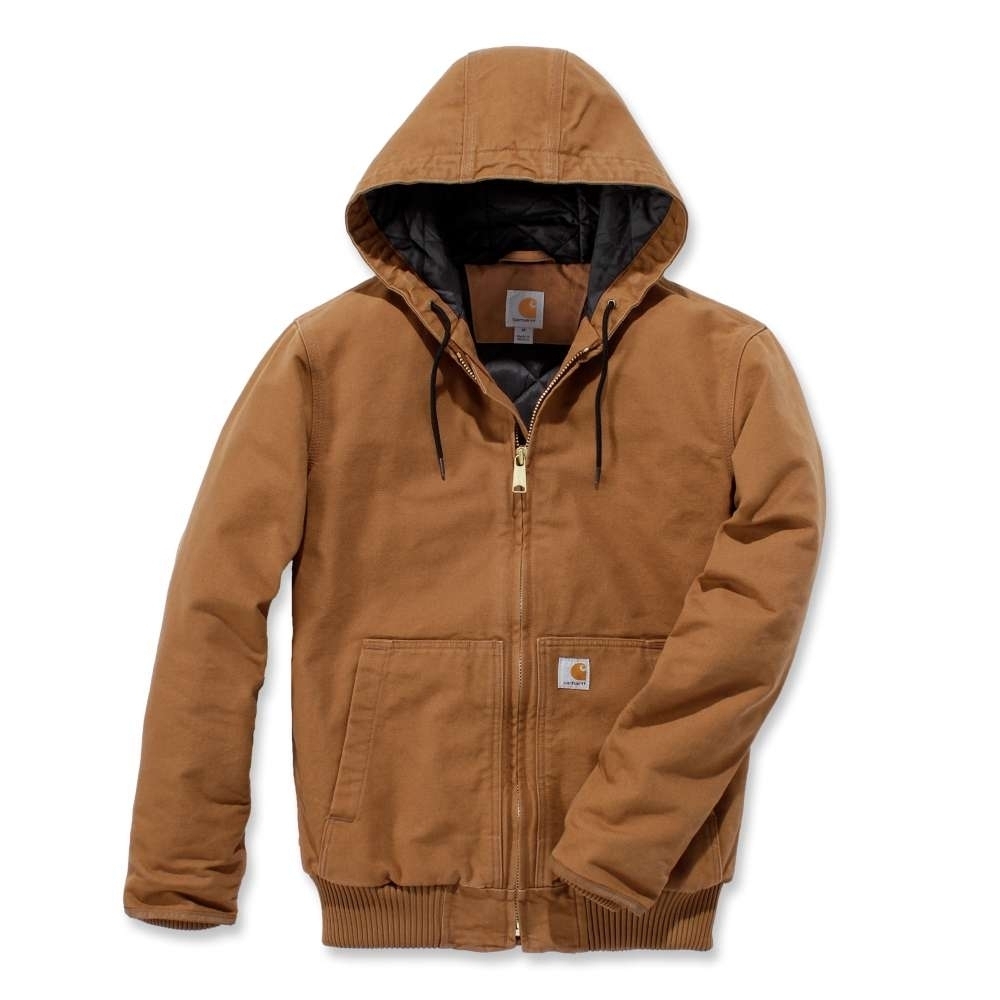 Carhartt Mens Duck Detroit Cotton Insulated Work Jacket L - Chest 42-44' (107-112cm)