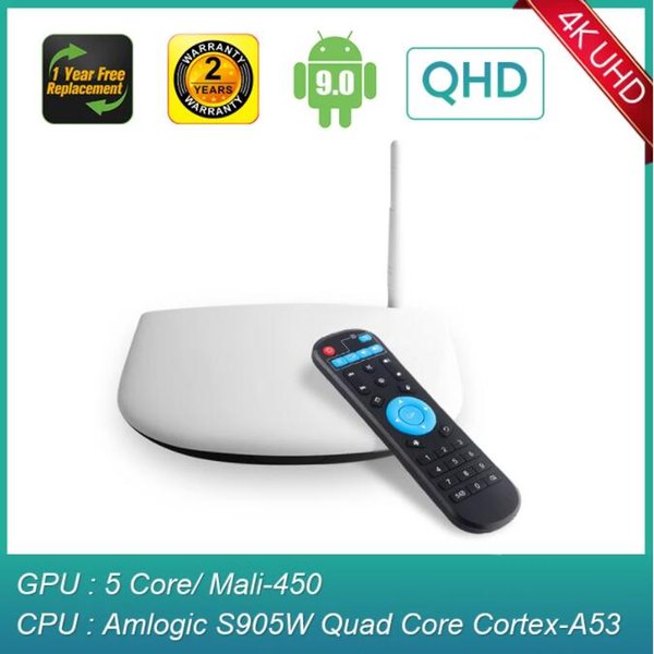 Leadcool Q1304 Set Top Box 2.4G Wifi Android 9.0 media Box HD 2.0 S905W Quad Core 1G 8G 2G 16G Media Player qhdtv Smart TV Box