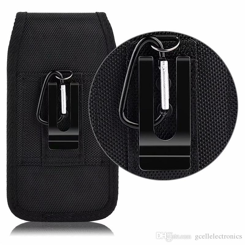 Universal Sport Nylon Belt Clip Holster Cell Phone Cases Leather Pouch For Iphone Samsung Huawei Moto LG Waist Pack Bag Flip Moblie Covers