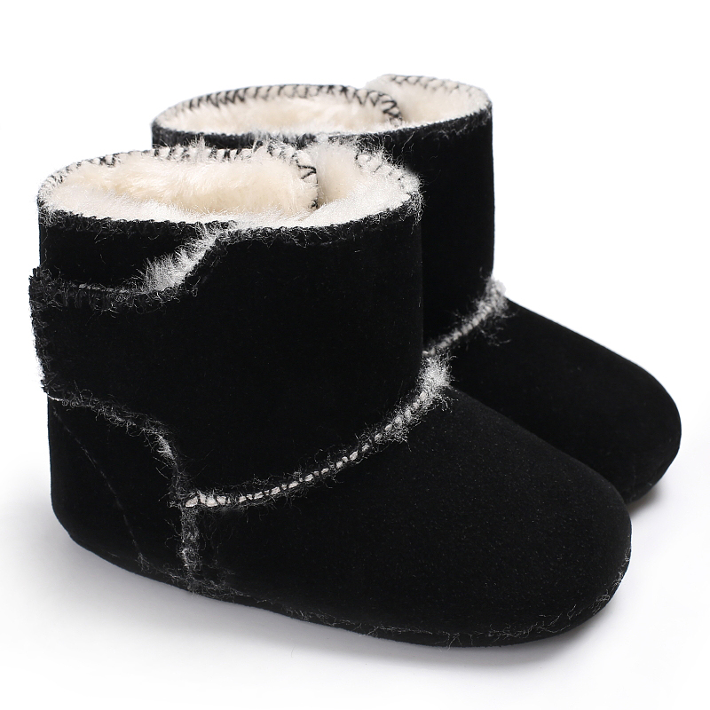 Baby / Toddler Casual Solid Fleece-lining Warm Snow Boots