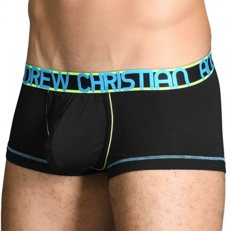 Andrew Christian CoolFlex Modal Active Boxer with Show-It - Black S