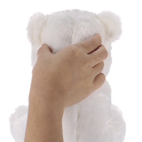 Feisty Pets Karl the Snarl Adorable Plush Stuffed Polar Bear Turns Feisty with a Squeeze