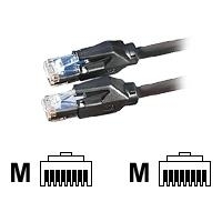 Secomp Dätwyler - Patch-Kabel - RJ-45 (M) bis RJ-45 (M) - 10 m - SSTP-Kabel - CAT 6 - halogenfrei - Schwarz (21.05.0105)