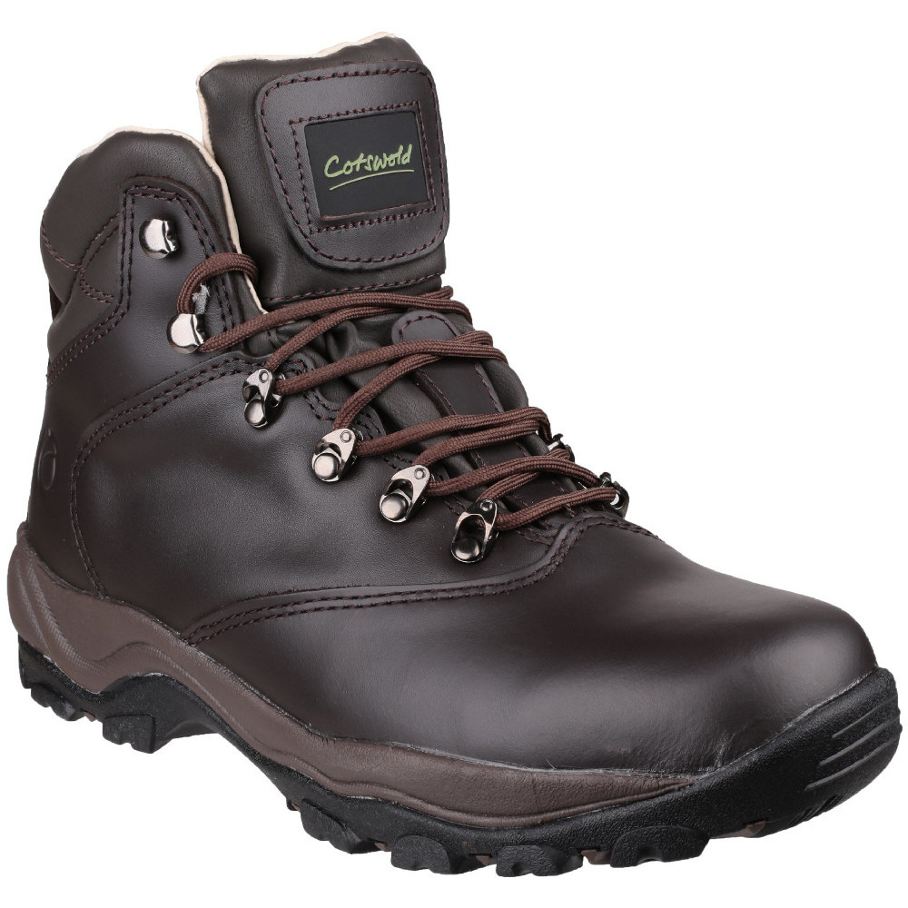 Cotswold Mens Winstone Waterproof Waxed Leather Walking Boots UK Size 12 (EU 45)