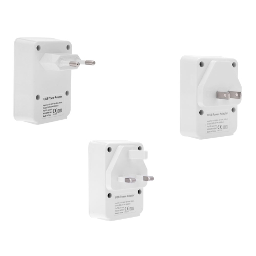 4 USB DC5V 2. 1 a puissance adaptateur mural/Travel Charger for iPhone iPad Smart Phone Tablet