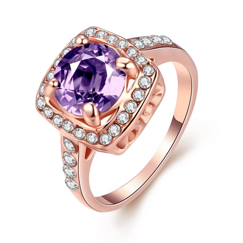 R056-8 Großhandel hochwertige Nickle kostenlose antiallergische neue Mode Schmuck K vergoldete Ring
