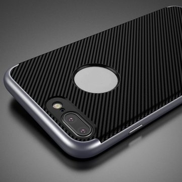 Luxury Ucase 2 In 1 TPU PC Dual Protection Carbon Fiber Shockproof Case For iPhone 7 Plus