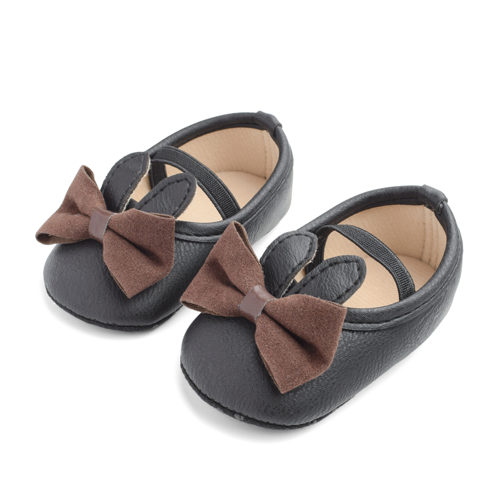 Baby / Toddler Girl Adorable Bow Decor Solid Prewalker Shoes