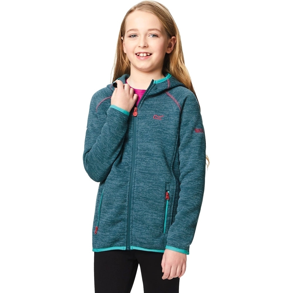 Regatta Boys & Girls Dissolver Full Zip Stretch Fleece Jacket 13 Years