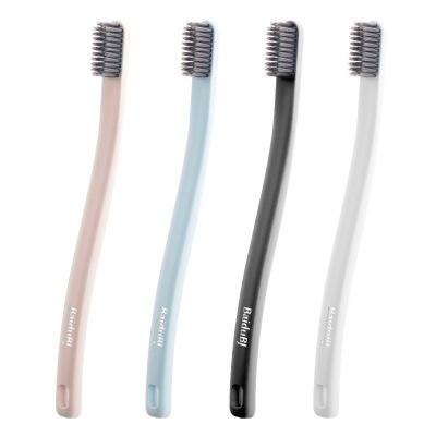 Bamboo Charcoal Toothbrush for Oral Health Low Carbon Medium Soft Bristle Travel Toothbrush