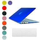 Hard Case translucide design PC avec le clavier de peau de couverture pour MacBook Air (couleurs assorties)