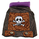 Cool Skull Pattern Paillette Decorated Jacket for Pets Dogs (Assorted Colors, Sizes)