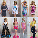 8 Pcs Barbie Doll Sweet Princess Urban Leisure Style Costume