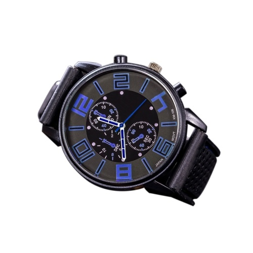 Montre sport de luxe pour hommes, acier inoxydable et quartz