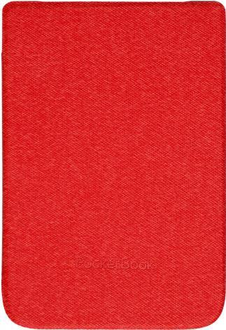 PocketBook Shell series - Flip-Hülle für eBook-Reader - Kunststoff, Polyurethan, Microfiber - Rot - für PocketBook Basic Lux 2, Touch Lux 4 (WPUC-627-S-RD)