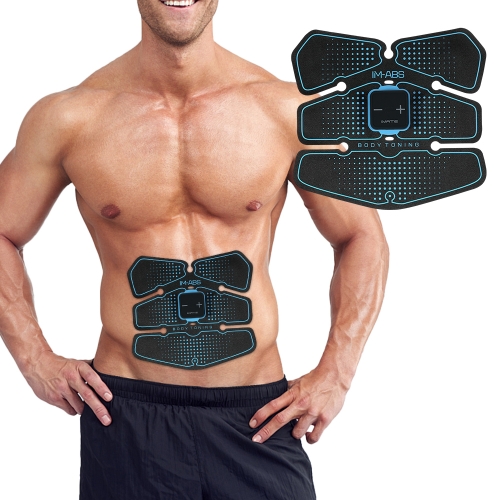 Abdominal Toning Belt AB Muscle Toner Trainer USB Rechargable Abs Training Fitness Machine Gear for Men and Women