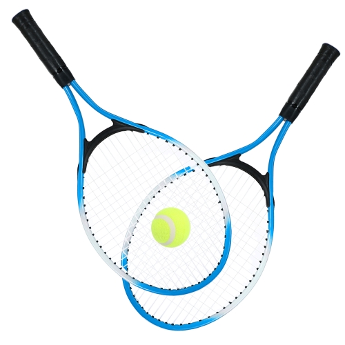 2Pcs Kids Tennis Racket String Tennis Racquets with 1 Tennis Ball and Cover Bag