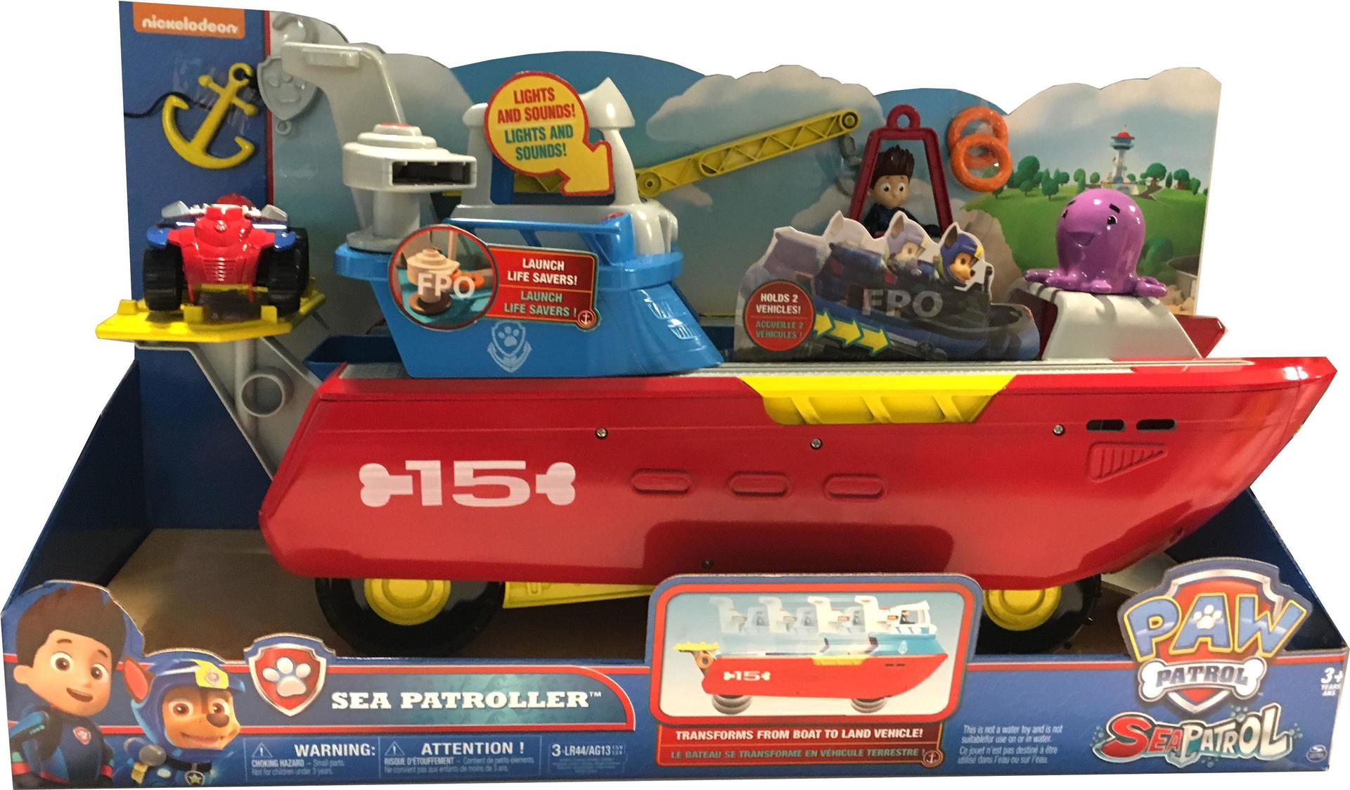 Spin Master Paw Patrol Sea Patroller - Auto & Rennen - 3 Jahr(e) - Paw Patrol - Junge - Mehrfarben - 1 Stück(e) (6037846)