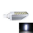 5W 450lm 3500K 25-SMD 5050 LED Warm White Horizontal Plug Lamp (85--265V)