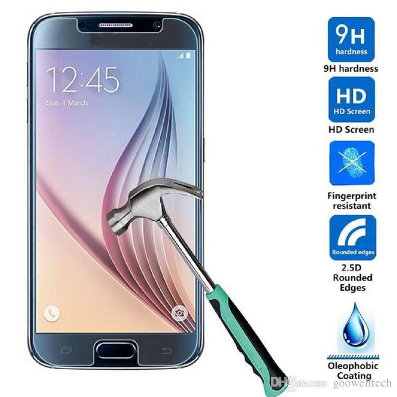 10pcs/Lot Ultra HD Thin 0.3mm 9H Premium Tempered Glass Screen Protector Film For Samsung Galaxy S5 S6 S7 S3 S4 Mini Note 3 Note 4 Note 5