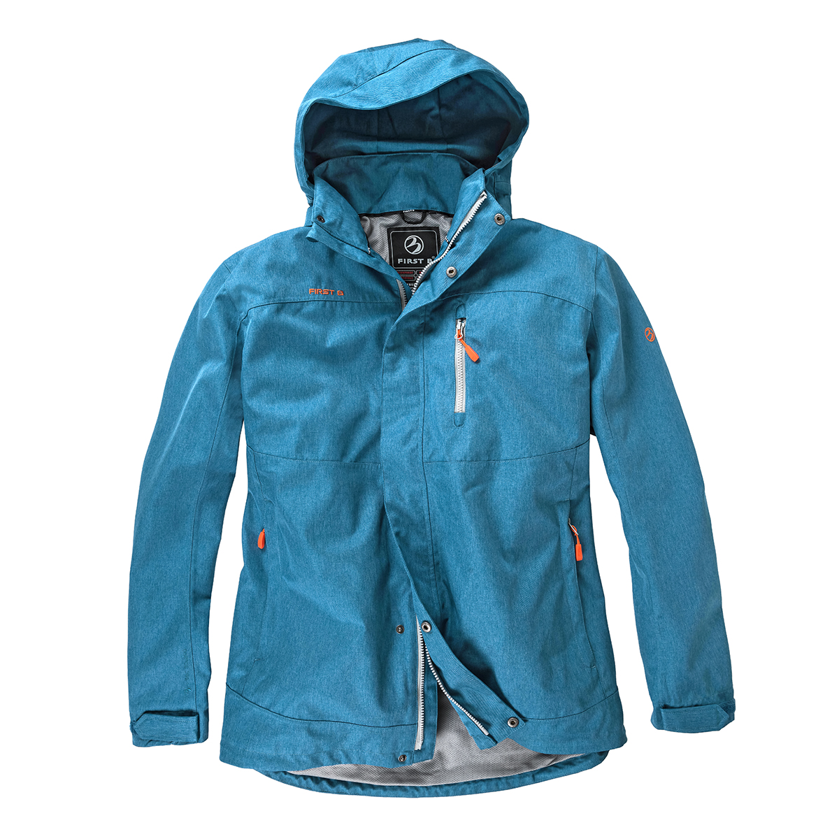First B Funktionsjacke Premo blue ashes Übergröße