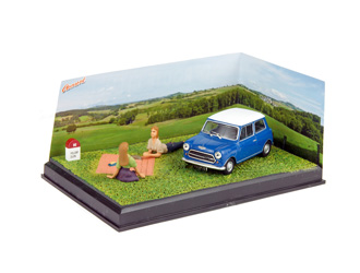 Austin Mini Diorama Diecast Model Car