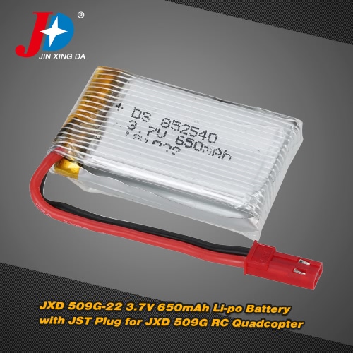 Original JXD 509G-22 3.7V 650mAh Li-po Battery with JST Plug for JXD 509G RC Quadcopter