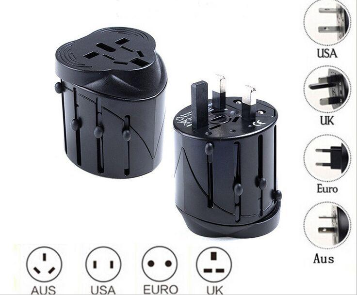 New US AUS UK EURO Universal Chargers AC Power Plug Worldwide Travel Adapter Converter 5pcs/lot For Cell Phone,Ipad,Tablet,Top Quality