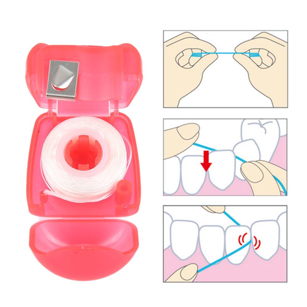 15m Portable Dental Floss Oral Care Tooth Cleaner With Box Practical Health Hygiene Supplies Oral Care C18112601