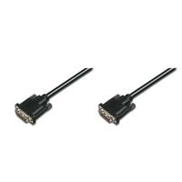 DIGITUS - DVI-Kabel - Dual Link - DVI-D (M) bis DVI-D (M) - 2 m - geformt - Schwarz