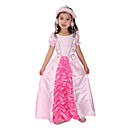 Halloween Costume de princesse rose doux polyester pour enfants