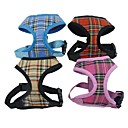 Adjustable Checked Dog Vest Harness for Pets Dogs