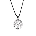 Fashion Stainless Steel Tree Pendant Necklace