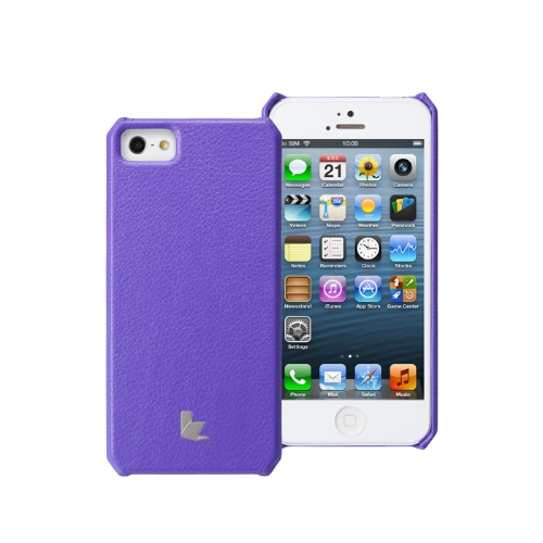 Jisoncase microfibre fait main Etui Housse pour iPhone 5